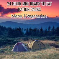 Menu 1 (Vegetarian) -  MRE Ready to Eat 24 Hour Pack